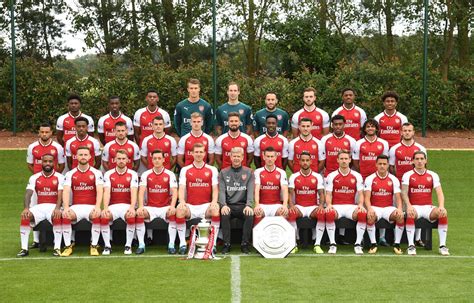 Arsenal 201718 Squad Picture Photocall Footballlondon