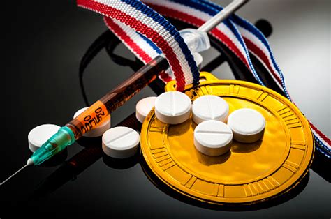Doping Im Sport Und Steroidmissbrauchkonzept Stockfoto Und Mehr Bilder