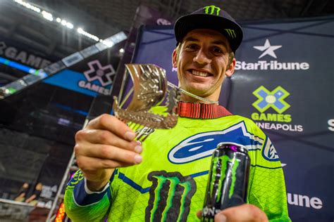 Monster Energys Josh Sheehan Grabs Silver In Moto X Freestyle At X