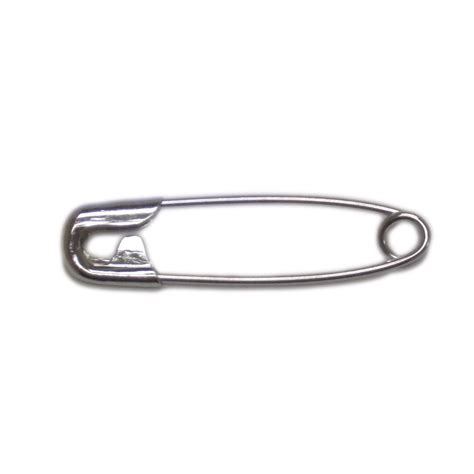 2 Nickel Plated Safety Pins Rings Hooks And Pins Drapery Supplies