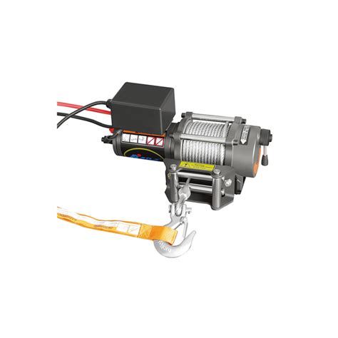 24vdc Electric Vehicleboat Winch 2500lbs 1136kgs Safety Lifting