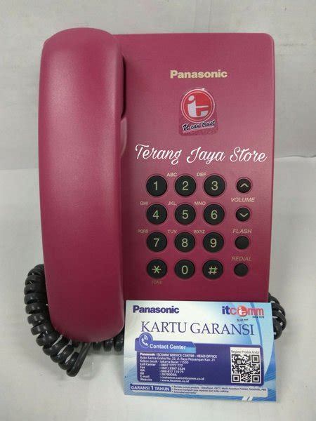 Jual Telepon Kabel Panasonic Kx Ts505mx Merah Pesawat Telepon Rumah