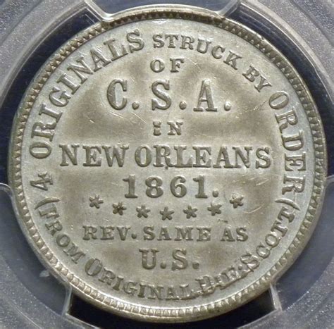 1861 Confederate Cent Restrike Coin Talk