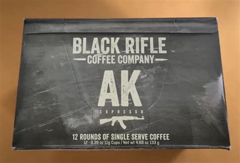 Black Rifle Coffee Company Ak 47 Espresso Blend Coffee Rounds Box Of