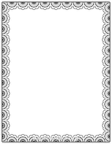 Lace Border Clip Art Page Border And Vector Graphics