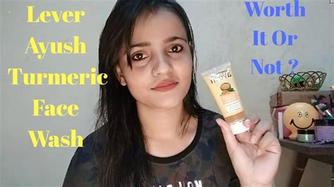 Lever Ayush Turmeric Face Wash For Pimple Clear Skin L Tiny Makeup