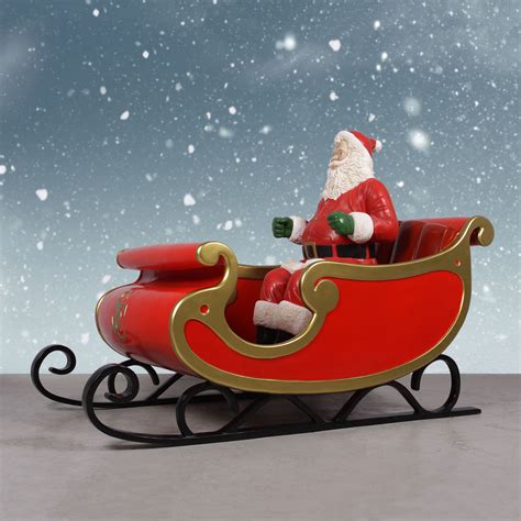 Nordic Reindeer With Santa Sleigh 150 Santa Display