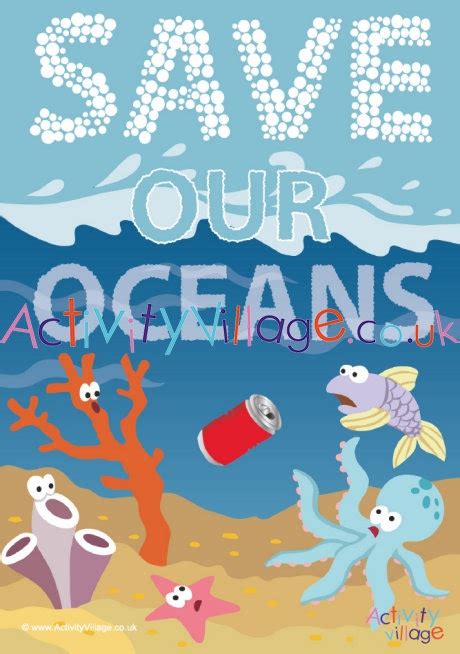 Save Our Oceans Poster