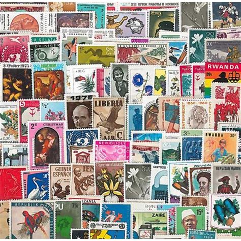 Stamp Collection Collection Stamps All New Countries Large Sizes 1000