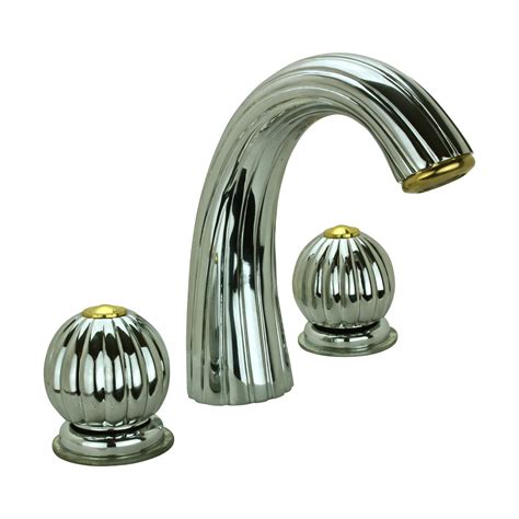 Without battery, the light will go out when the water turned off. Bathroom Shell Faucet Chrome Widespread Dual Ball 2 ...