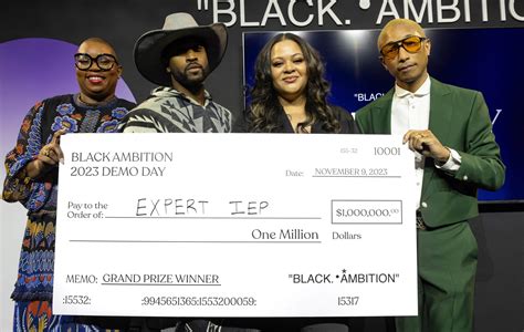 Pharrell Williams Black Ambition Awards Million Dollars To Entrepreneurs At Third