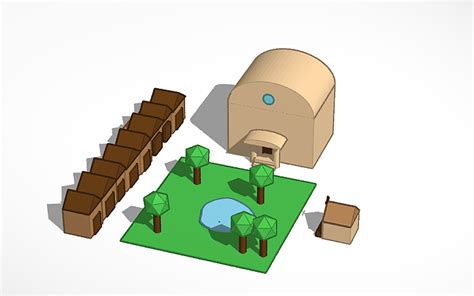 3d Design The Village Tinkercad