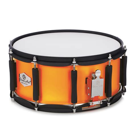 Touch Experience Orange Handcrafted Snaredrum Drum Art