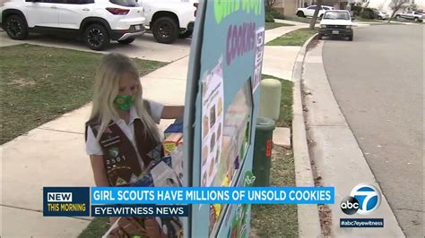 Thinner Mints Girl Scouts Have Millions Of Unsold Cookies Abc7 Youtube