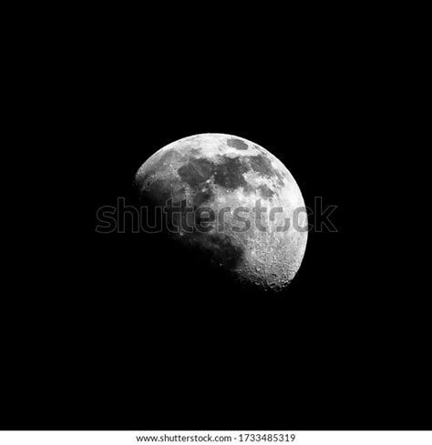 Early Half Moon Night Sky Stock Photo 1733485319 Shutterstock