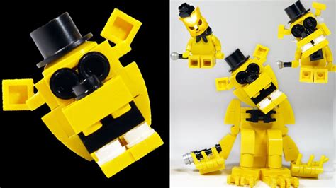 How To Build Lego Golden Freddy Lego Fnaf Fnaf Crafts Fnaf Five My