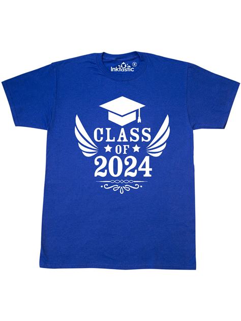 Inktastic Class Of 2024 With Graduation Cap And Wings T Shirt