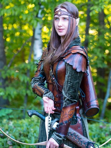 Character Design Inspiration Leather Armor Fantasy Costumes Elven