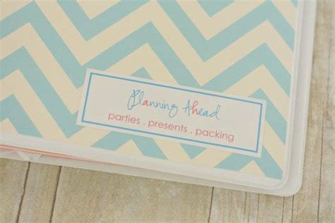 56 Uheart Organizing Planning Ahead Binder Party Planning Paper