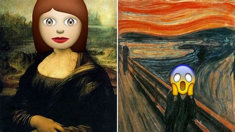 Mona Lisa Smiley Iconic Works Of Art Given A 21st Century Makeover