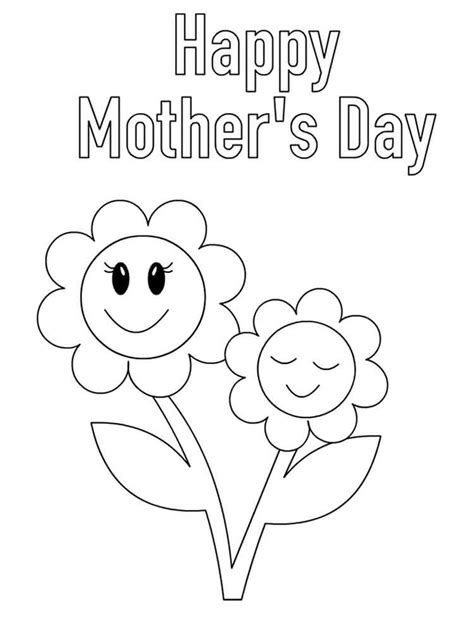 Printable Mother Day Coloring Pages Web Printable Mothers Day Coloring