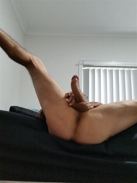 Laying On My Bed Stroking My Big Cock On Webcam 10 Pics
