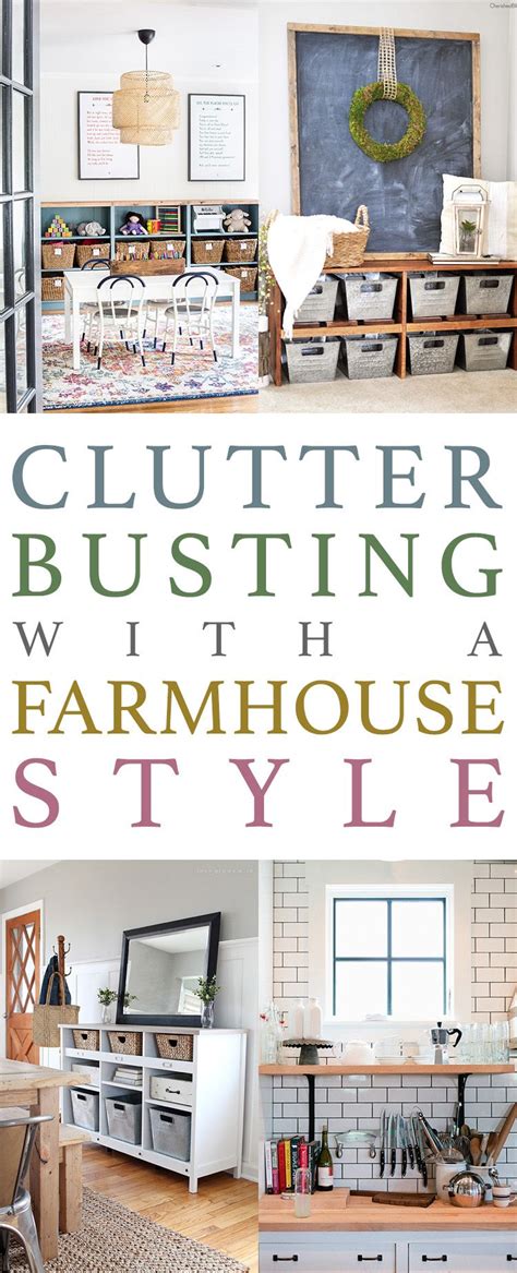 Clutter Busting With A Farmhouse Style The Cottage Market Farmhouse