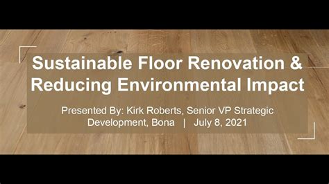 Environmental Impacts Of Wood Floor Renovation Youtube