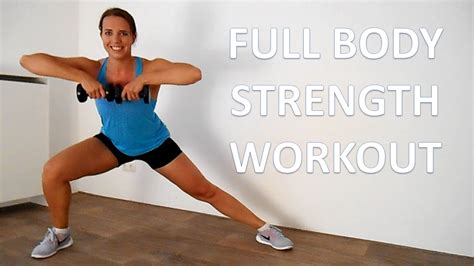 Minute Full Body Strength Workout Short And Effective Power Strength Workout Youtube