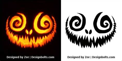 5 Free Venom And Scary Halloween Pumpkin Carving Stencils Patterns