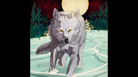 Kiba Wolfs Rain Speed Paint Youtube