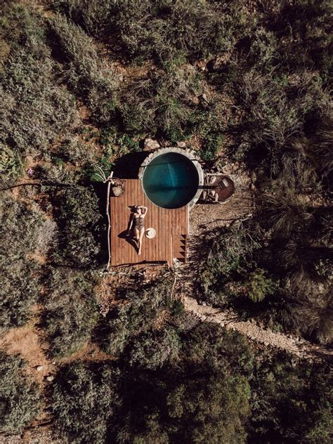 Birds Eye View Of Hot Tub Weekend Escape Plunge Pool Birds Eye View