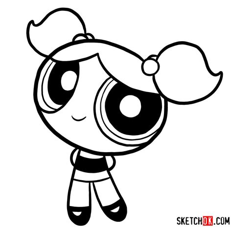 How To Draw Bubbles The Powerpuff Girls Easy Cartoon Drawings