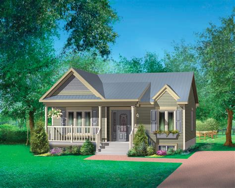 Country Style House Plan 2 Beds 1 Baths 806 Sqft Plan