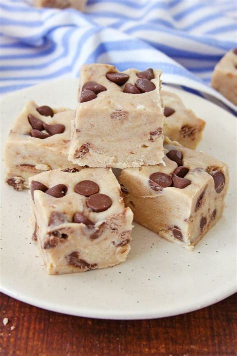 Easy Chocolate Chip Cookie Dough Fudge Kitchen Fun With My 3 Sons