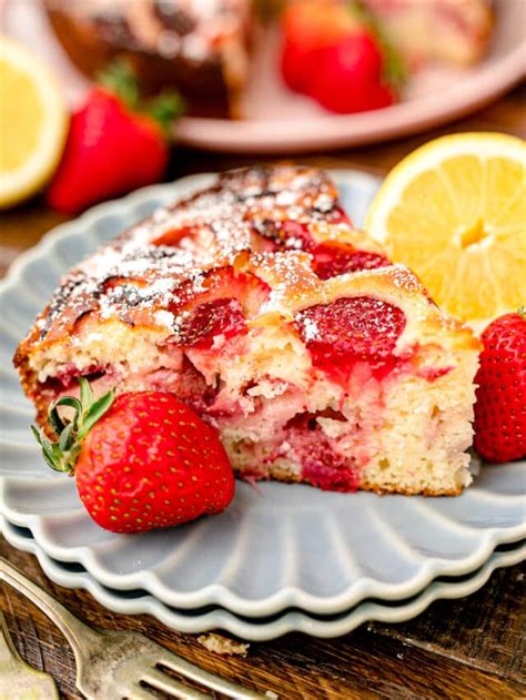 Lemon Strawberry Cake Sweet Tea And Sprinkles