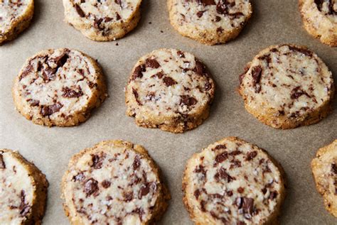Salted Butter Chocolate Chunk Shortbread Cookies Recipe Use Real Butter