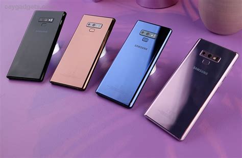 We review the samsung galaxy note 9 and talk about its price, specs, camera the samsung galaxy note 9 boasts a beautiful body that comes in several metallic colours. Samsung Galaxy Note 9 - caygadgets