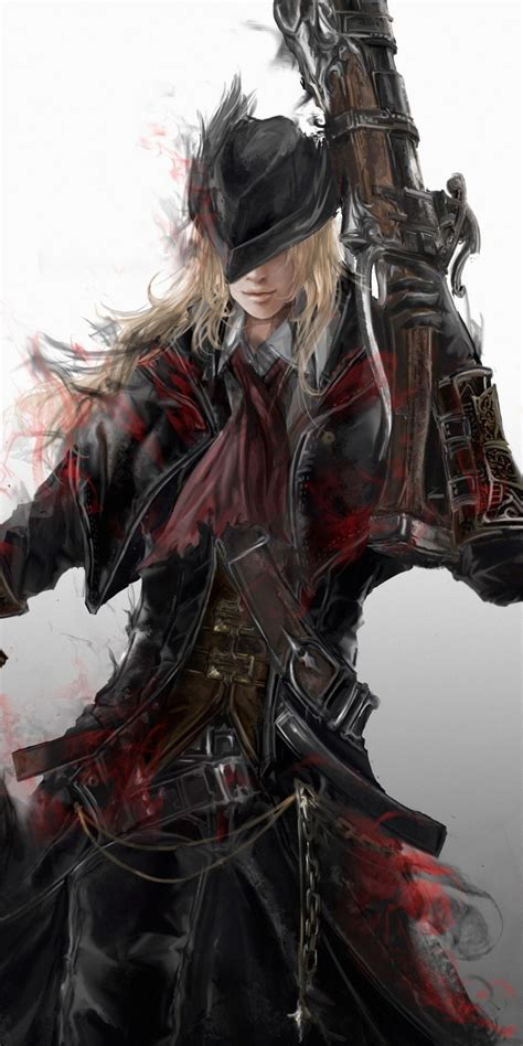 Download Video Game Warrior Bloodborne Art 1080x2160 Wallpaper