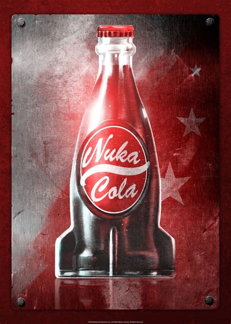 Nuka Cola Poster Picture Metal Print Paint By Fallout Displate