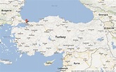 Istanbul on Map of Turkey