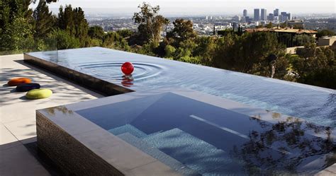 Hollywood Hills Infinity Pool And Terraces Architizer