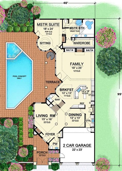 House Plan 5445 00316 Luxury Plan 3889 Square Feet 3 Bedrooms 35
