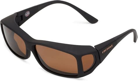 cocoons med slim line c409g over prescription sunglasses burgundy frame gray lens one size