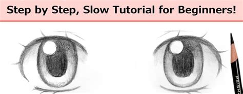 How To Draw Manga Eyes Step By Step Slow Tutorial For