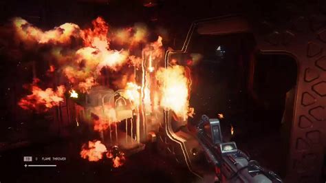 Alien Isolation And How Not To Use A Flamethrower Youtube