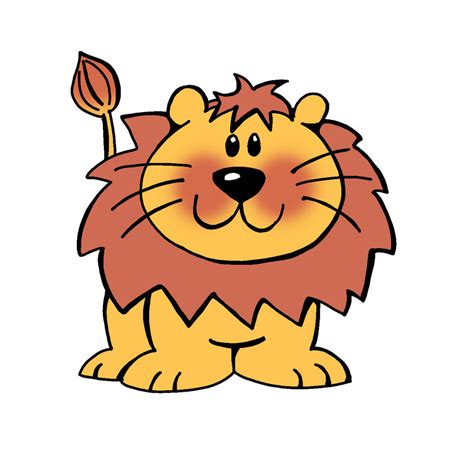 Cartoon Lion Free Clipart 