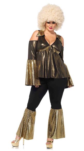 Plus Size Disco Diva Costume Plus Size 70s Costume Plus Size Disco