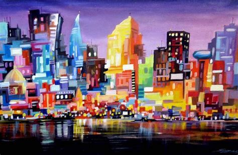 Cityscape Painting