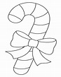 Printable Candy Cane Coloring Pages - Printable Templates